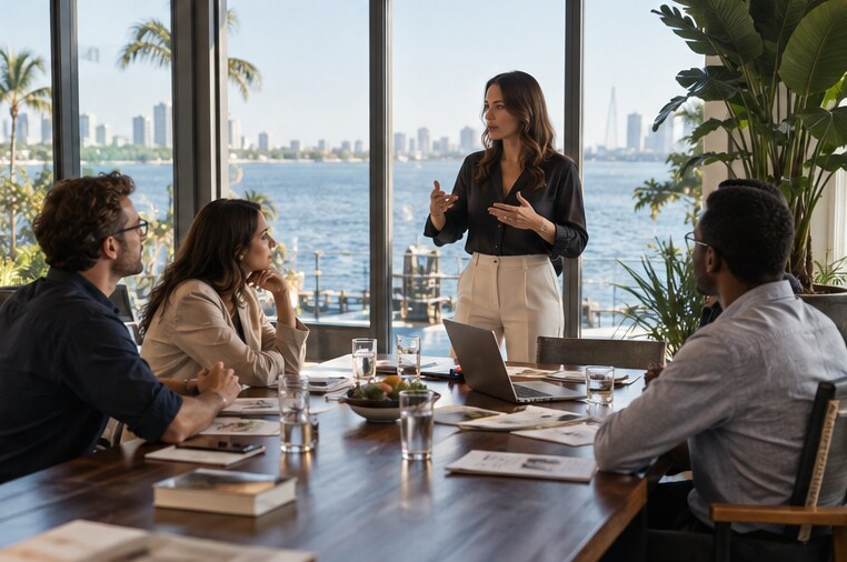 Reuniones y producción en Miami